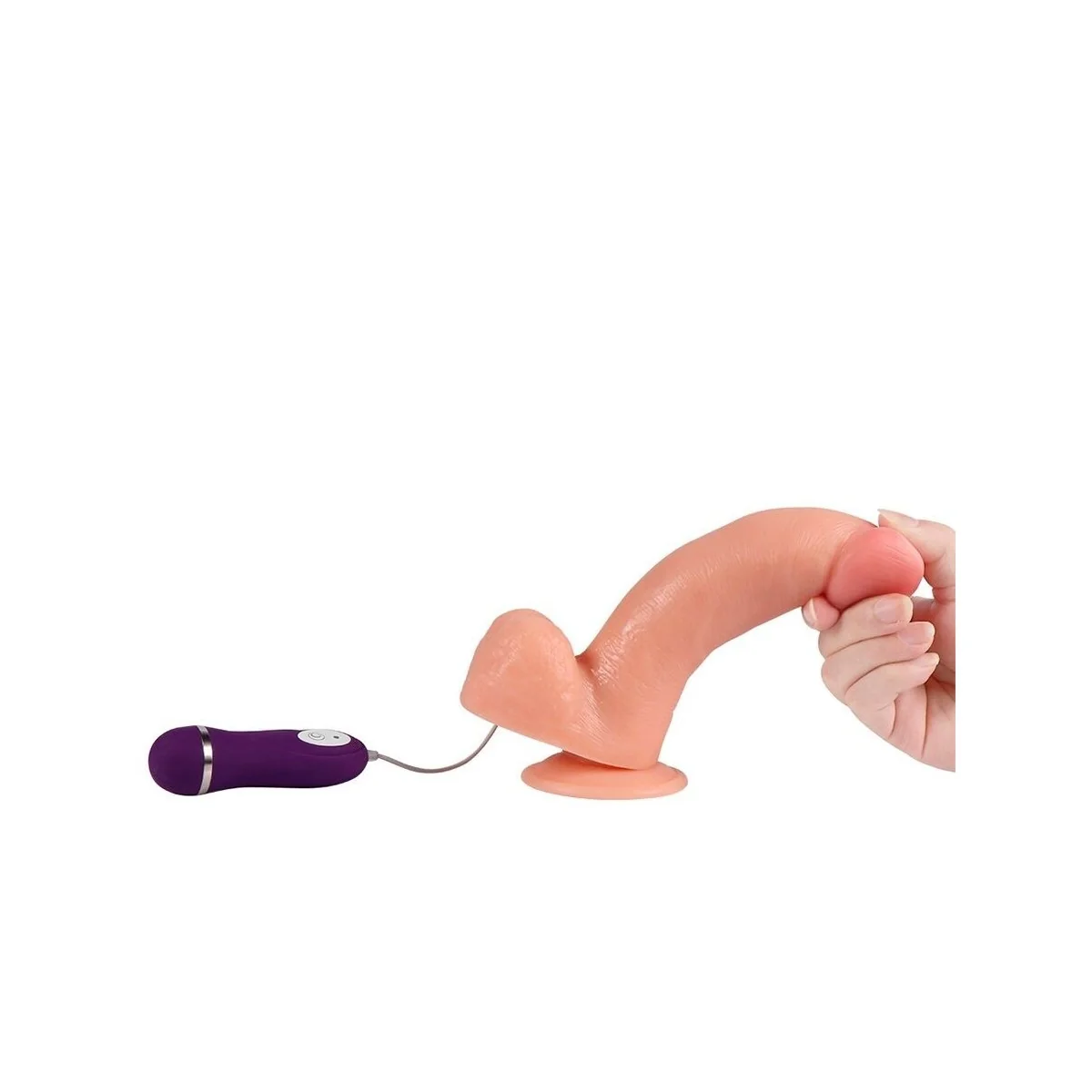 APOLO VIBRATORDILDO MIT FERNBEDIENUNG 24,5 CM VON SHEQU