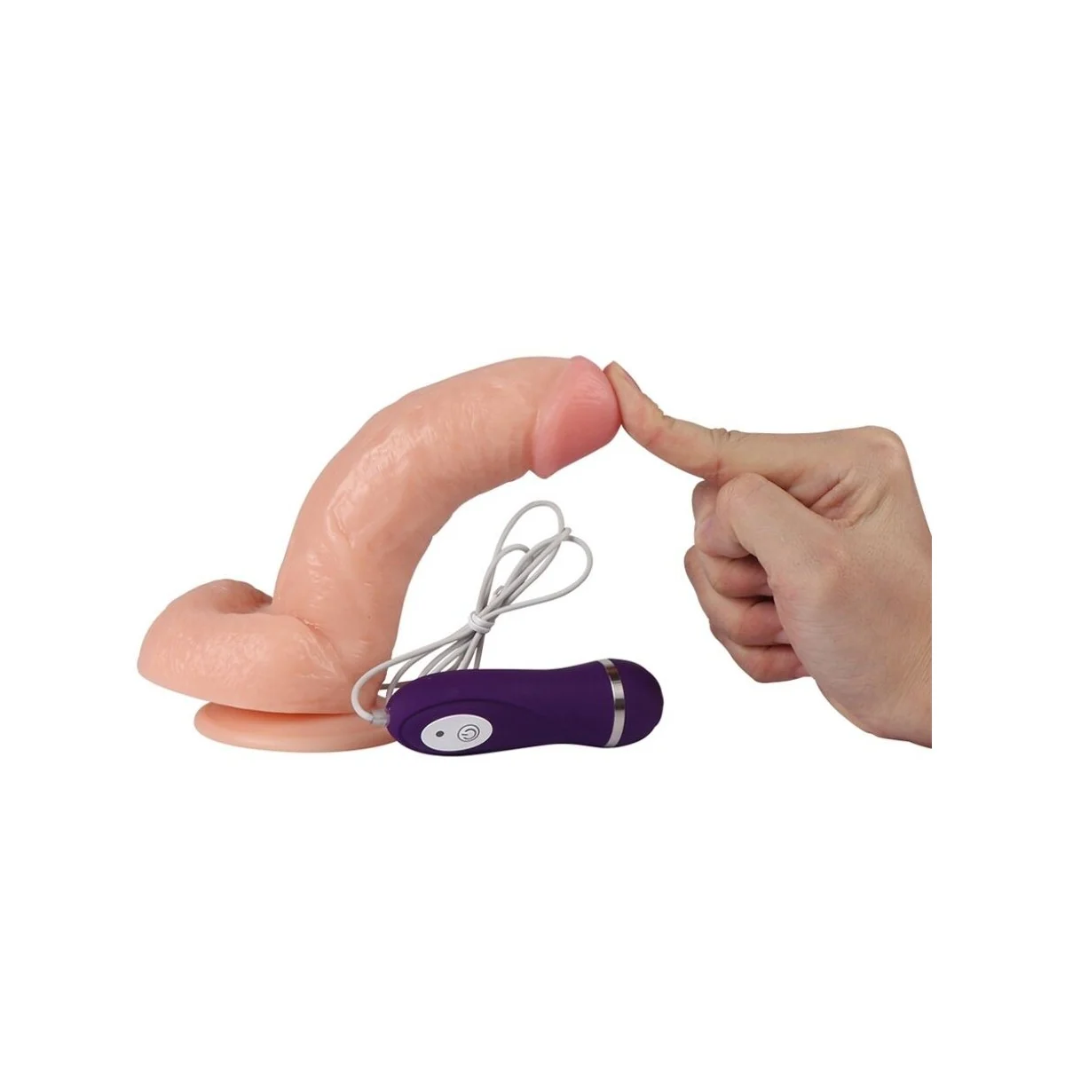 KASSADIN VIBRATORDILDO MIT FERNBEDIENUNG 17,5 CM VON SHEQU