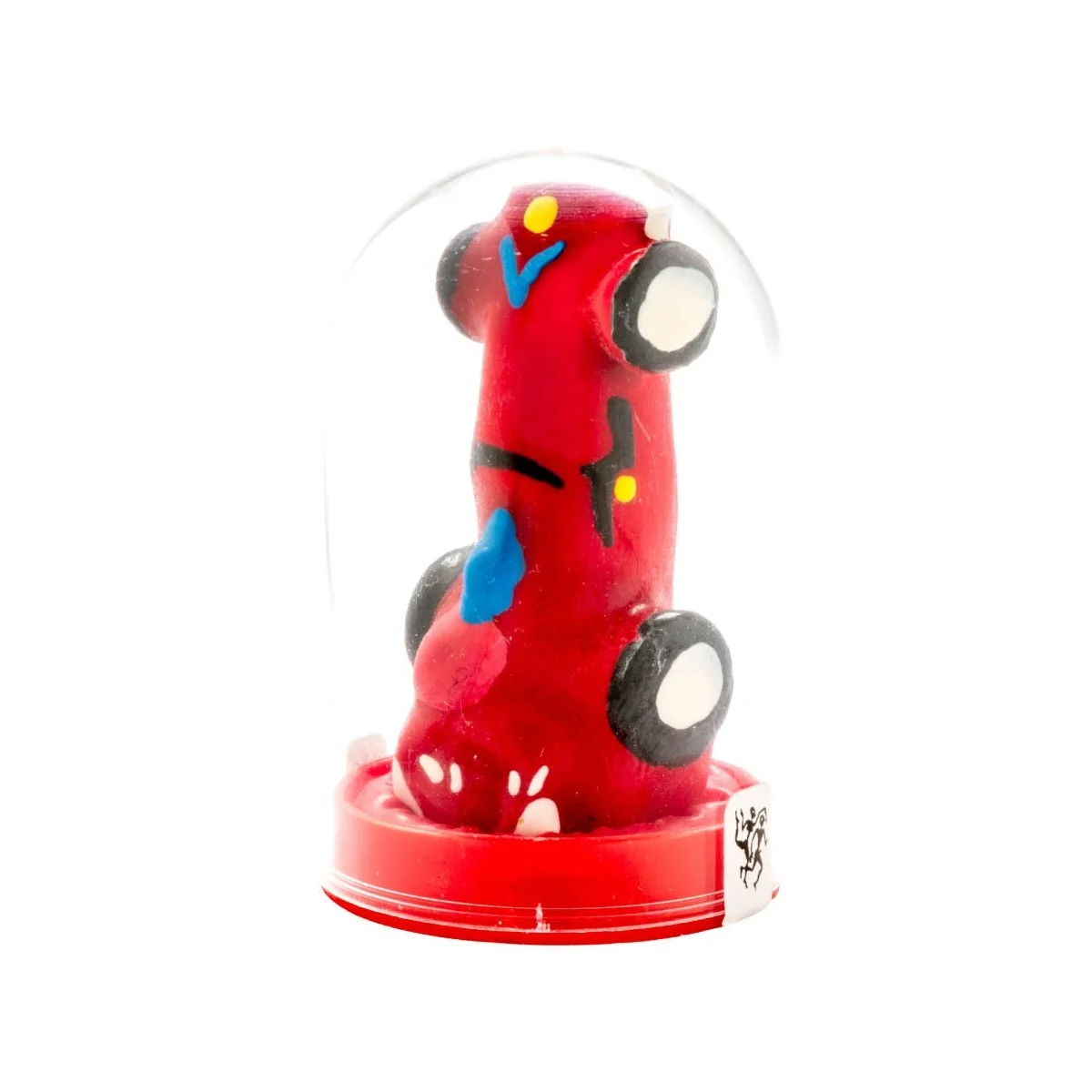 HANDBEMALTES KONDOM RENNWAGEN VON KONDOMERIE