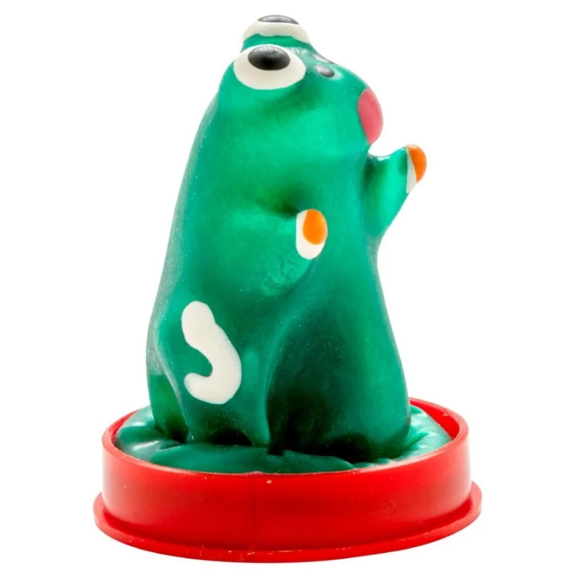 HANDBEMALTES KONDOM FROSCHMODELL 1 VON KONDOMERIE 2