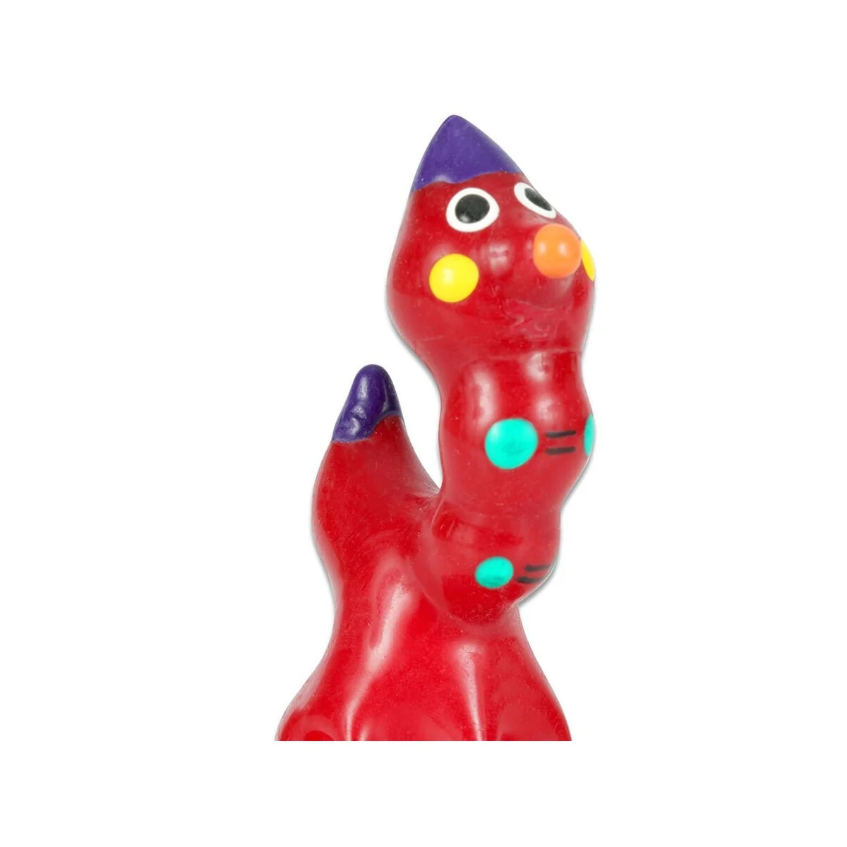 HANDBEMALTES KONDOM WURM VON KONDOMERIE