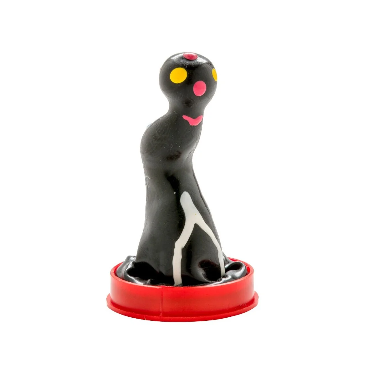 HANDBEMALTES KONDOM SEELÖWE VON KONDOMERIE