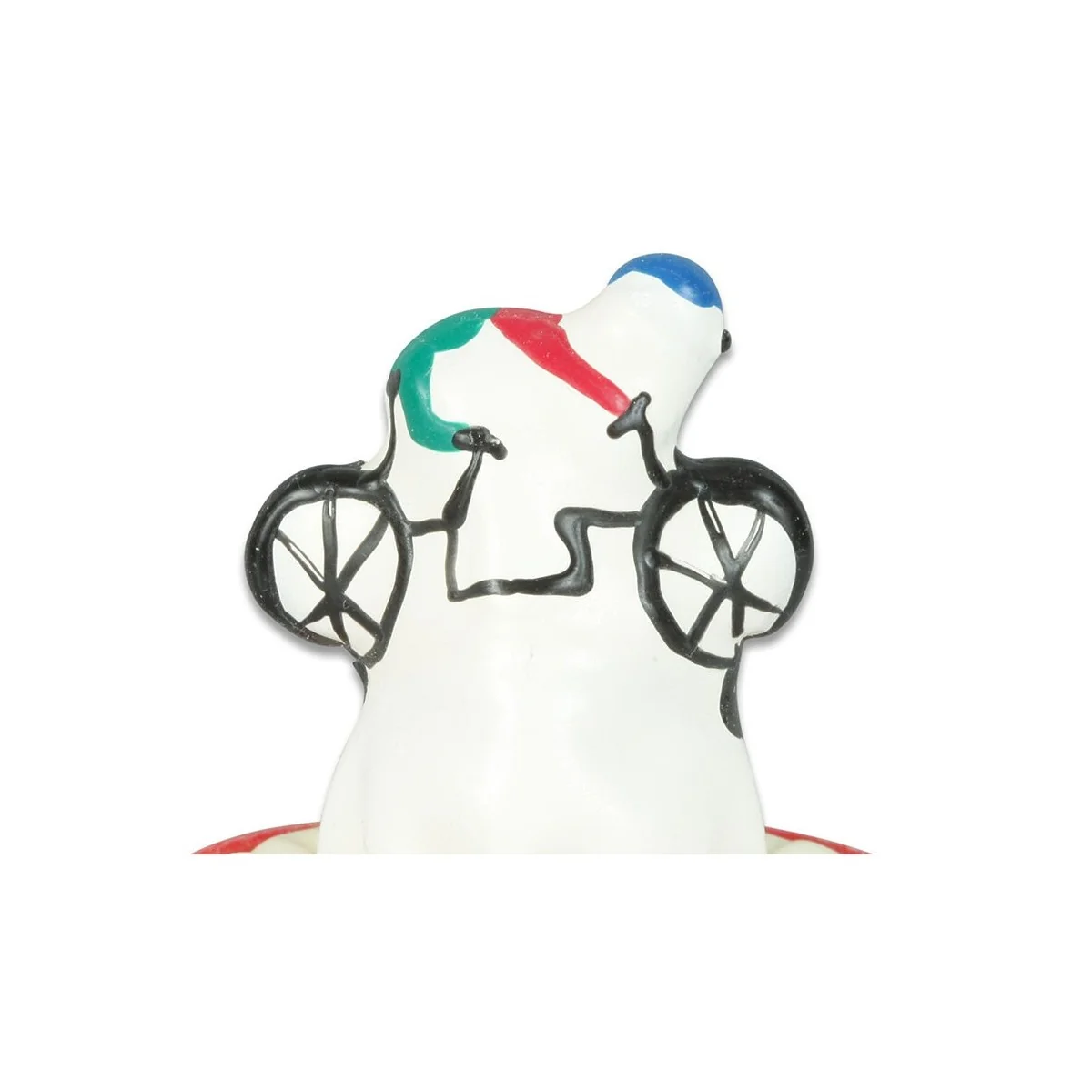 HANDBEMALTES KONDOM FAHRRAD VON KONDOMERIE