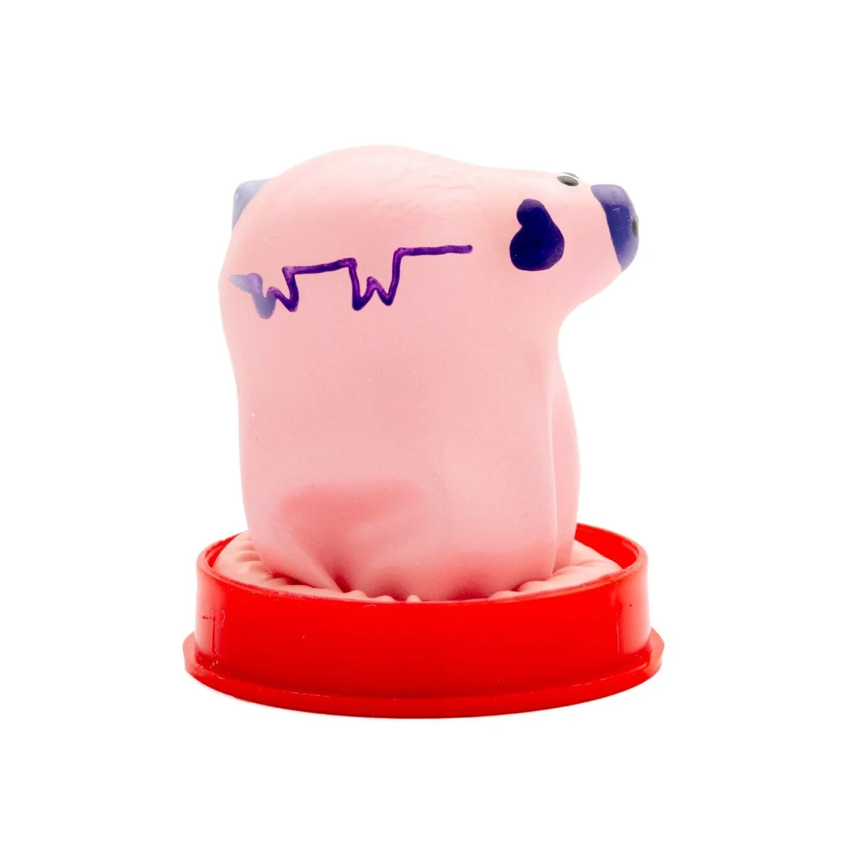 HANDBEMALTES KONDOM KLEINES SCHWEIN VON KONDOMERIE