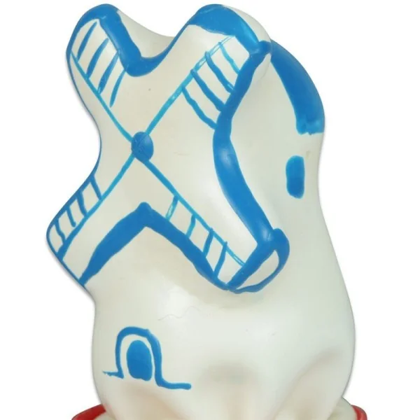 HANDBEMALTES KONDOM WINDMÜHLE VON KONDOMERIE