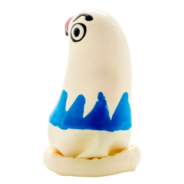 HANDBEMALTES KONDOM ADLER VON KONDOMERIE