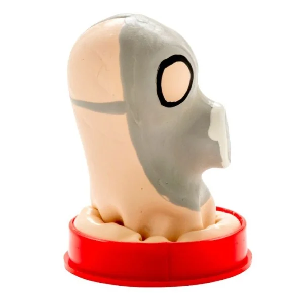HANDBEMALTES KONDOMGASMASKE VON KONDOMERIE