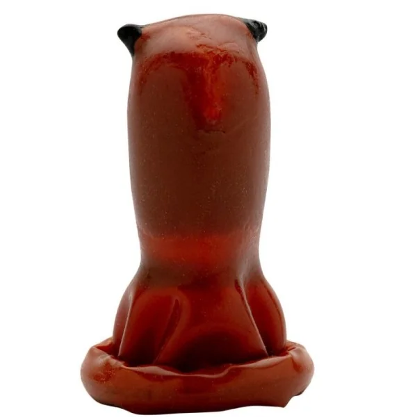 HANDBEMALTES KONDOM EULE VON KONDOMERIE