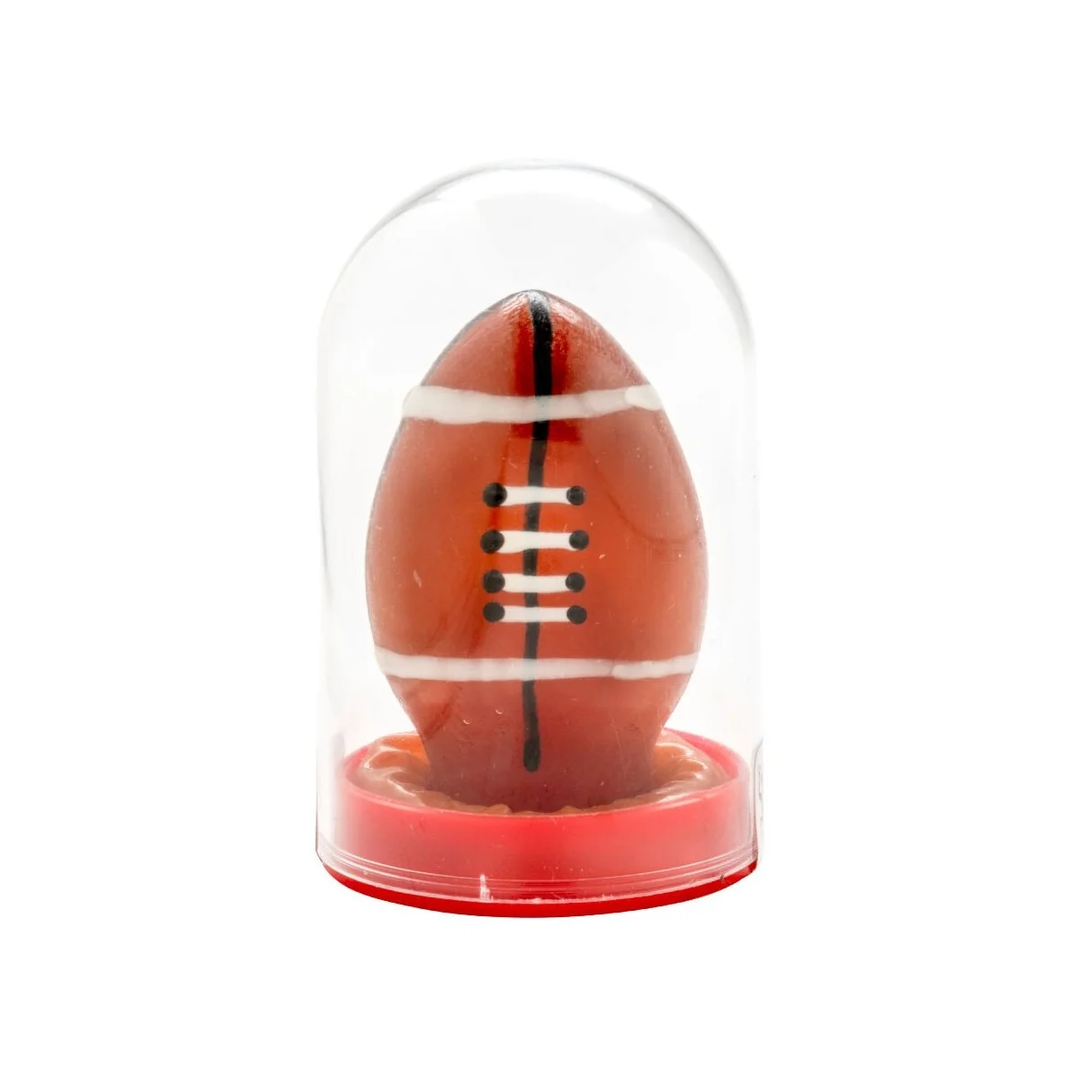 HANDBEMALTES KONDOM RUGBYBALL VON KONDOMERIE