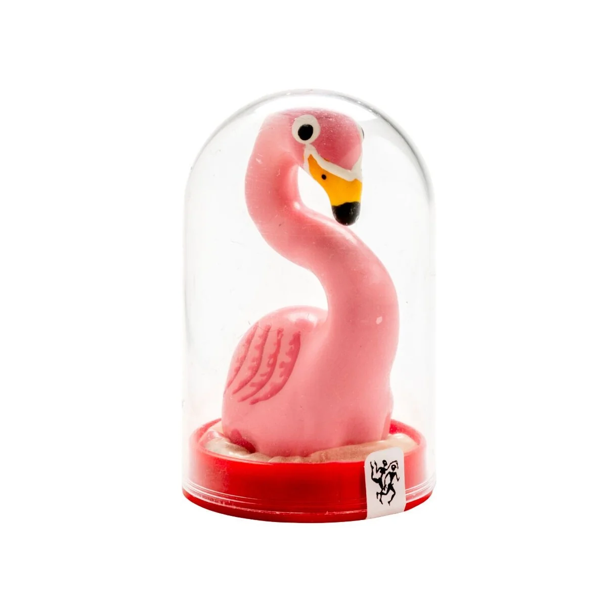 HANDBEMALTES KONDOM FLAMINGO PINK VON KONDOMERIE