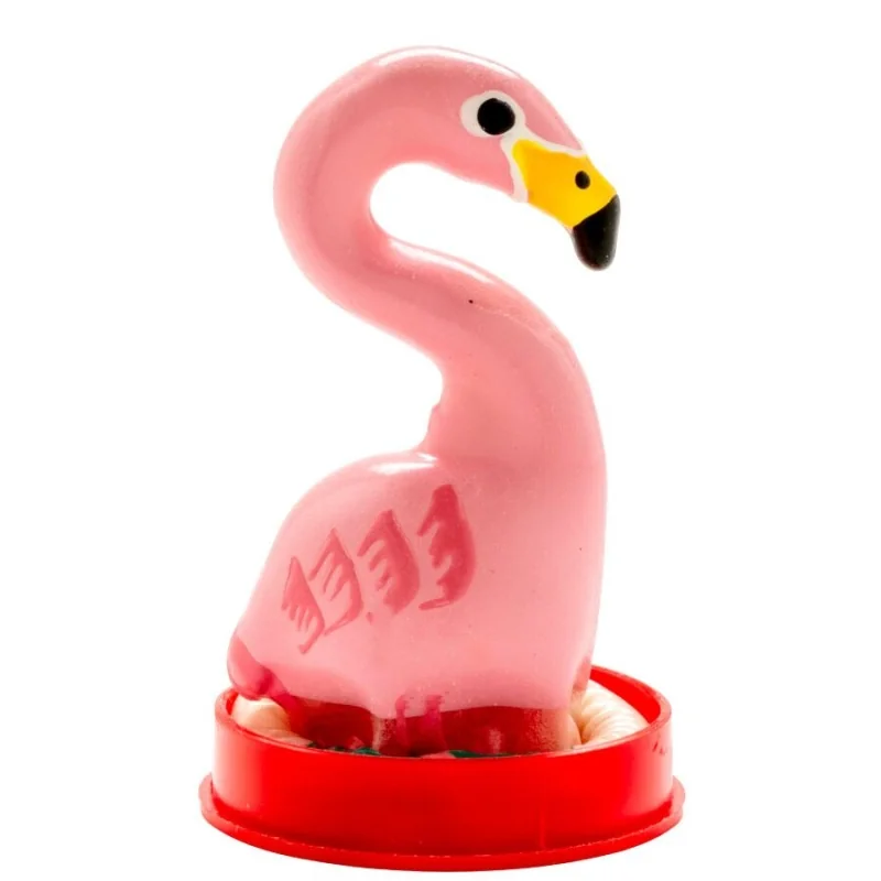 HANDBEMALTES KONDOM FLAMINGO PINK VON KONDOMERIE 2