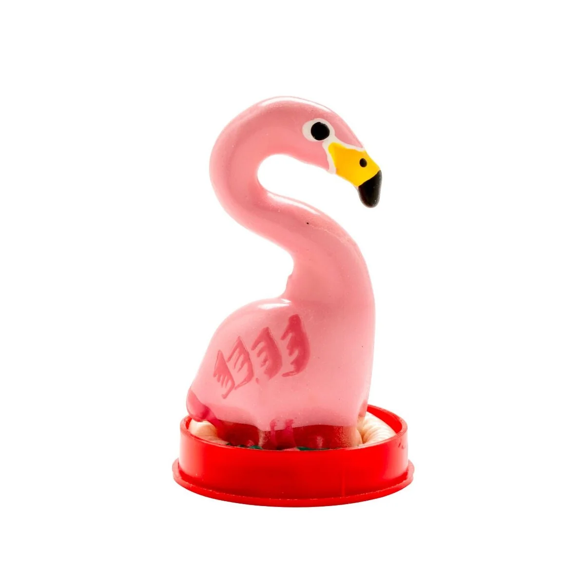 HANDBEMALTES KONDOM FLAMINGO PINK VON KONDOMERIE