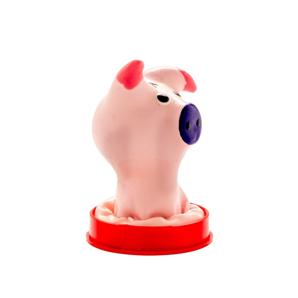 HANDBEMALTES KONDOM SCHWEINEKOPF VON KONDOMERIE