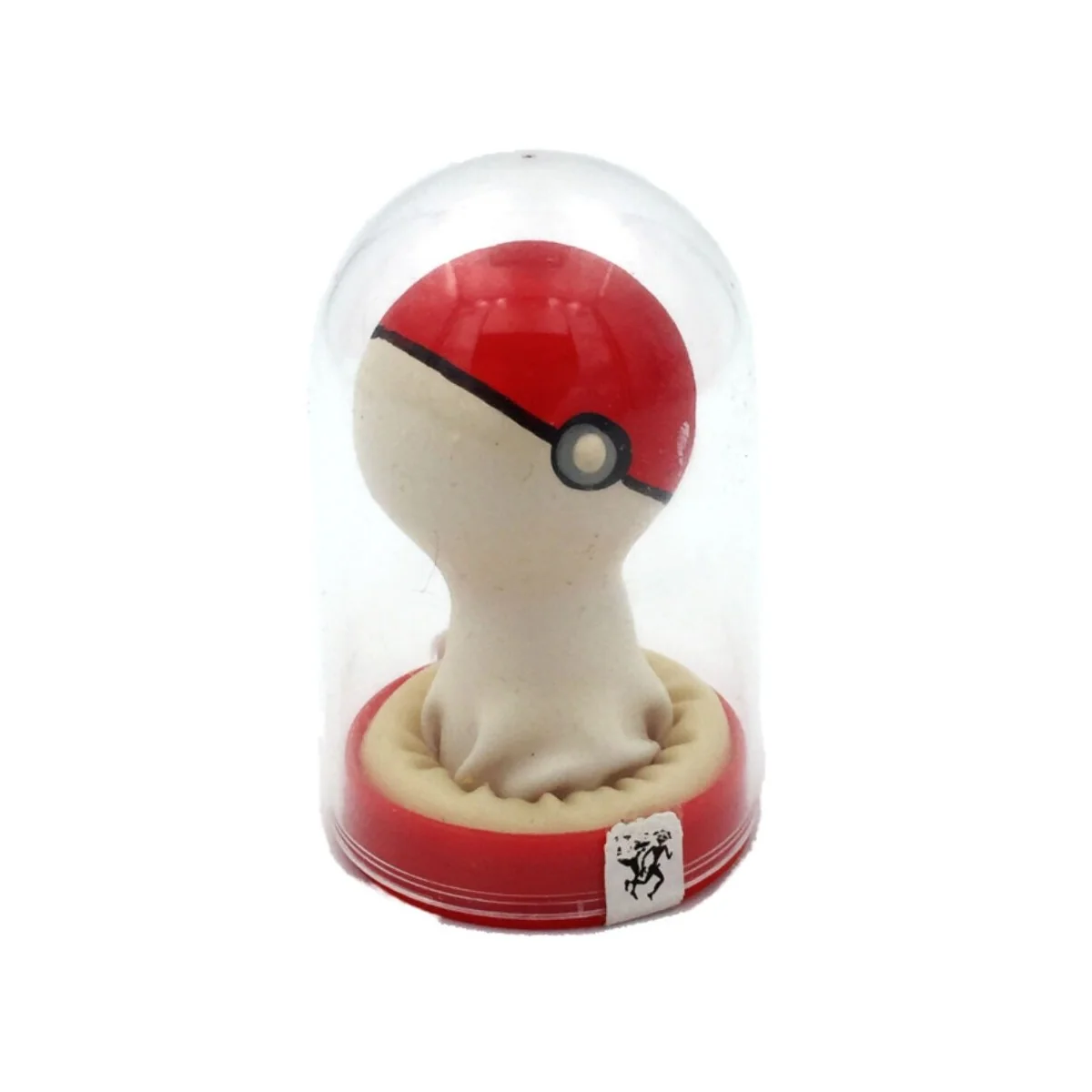 HANDBEMALTES KONDOM POKEBALL ROT-WEISS VON KONDOMERIE