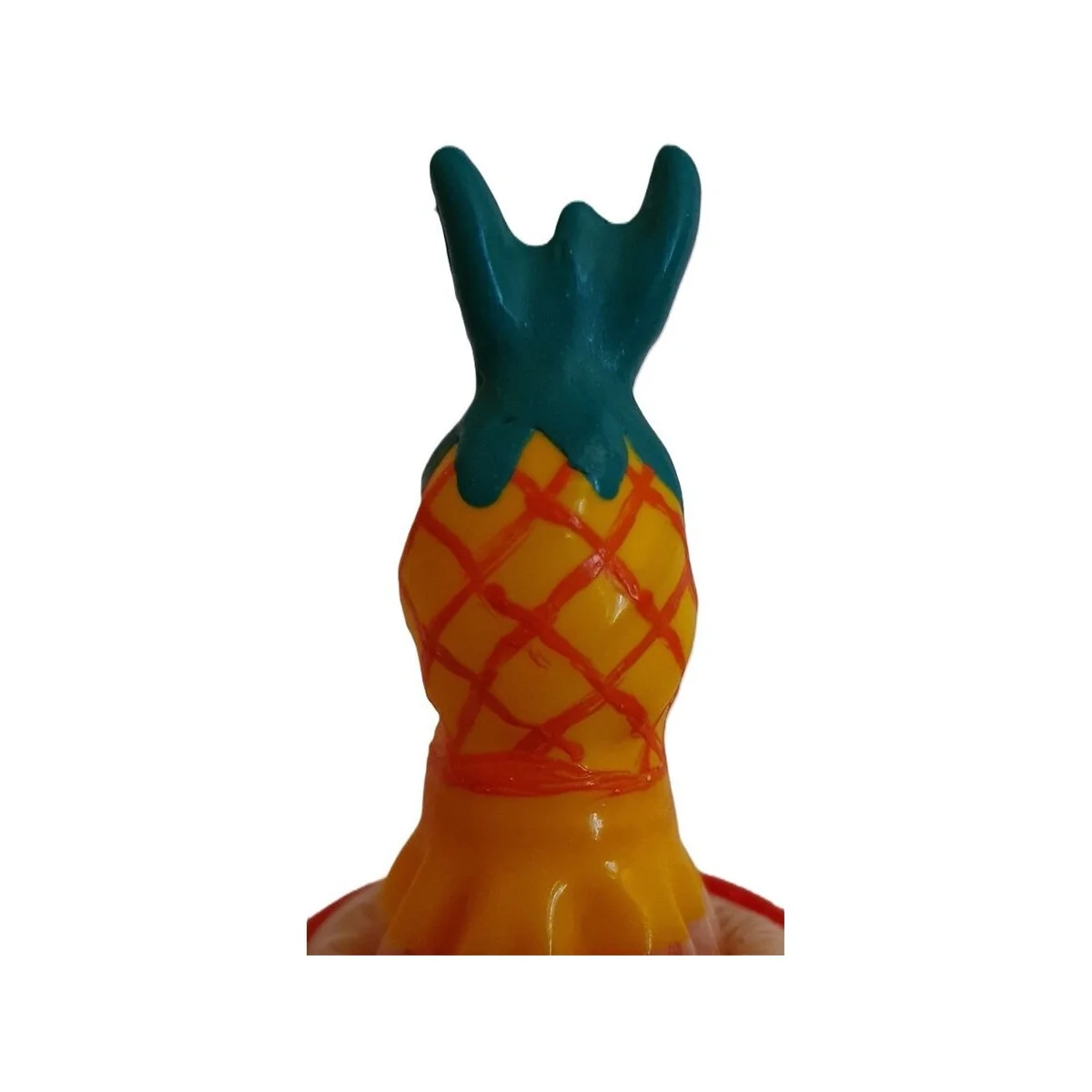 HANDBEMALTES KONDOM ANANAS VON KONDOMERIE