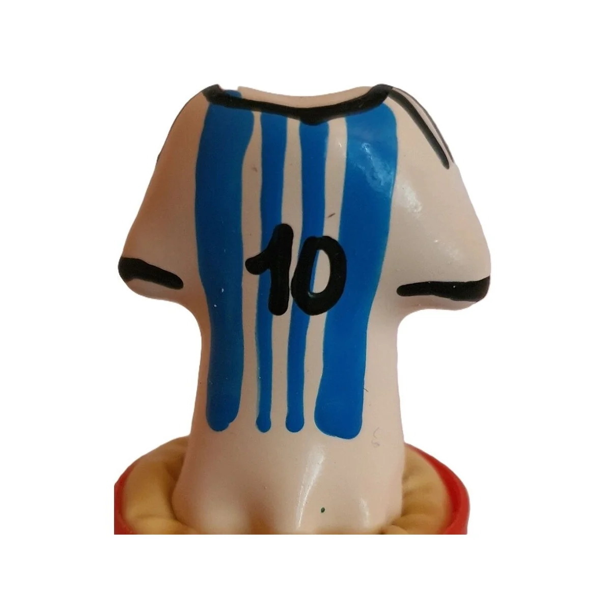 HANDBEMALTES KONDOM MESSI-TRIKOT NR.10 VON KONDOMERIE