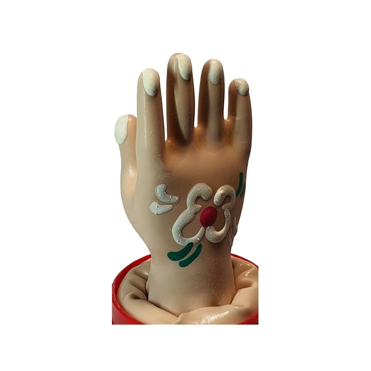 HANDBEMALTES KONDOM HANDMODELL 2 VON KONDOMERIE