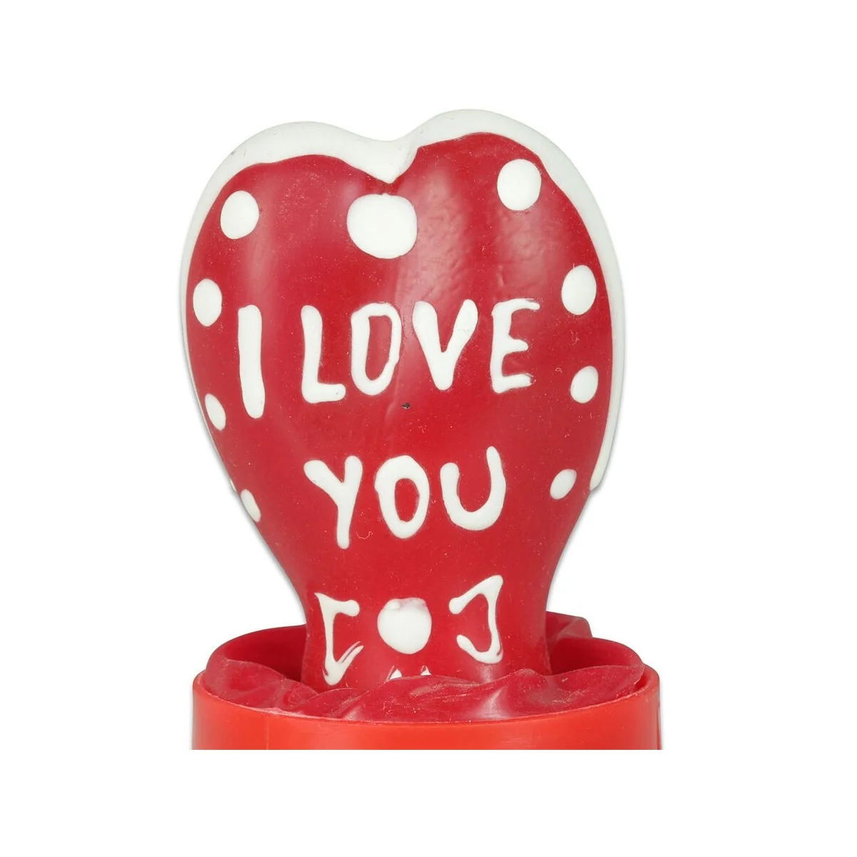 HANDBEMALTES KONDOM HERZ - ICH LIEBE DICH MODELL 2 VON KONDOMERIE