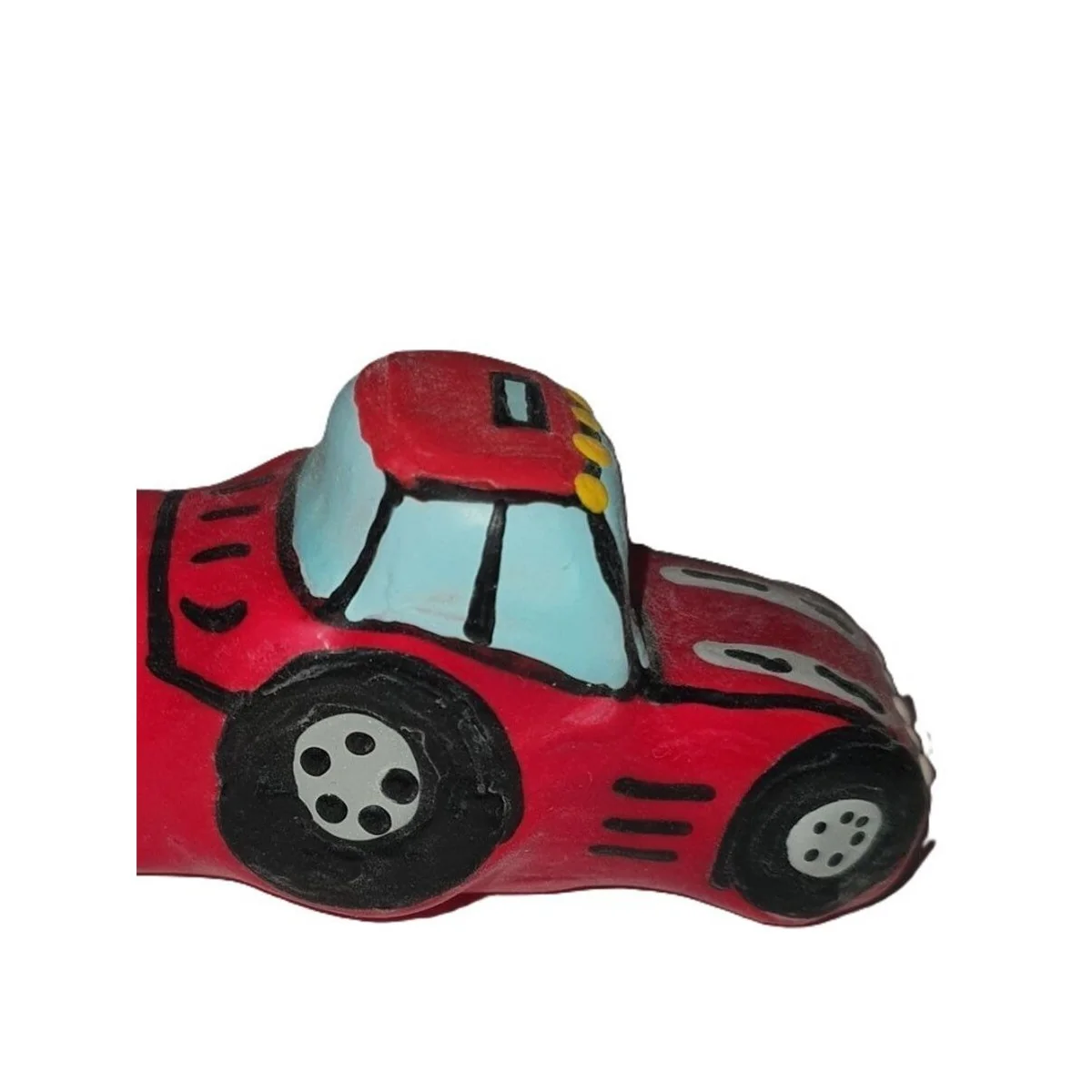 HANDBEMALTES KONDOM TRAKTOR ROT XL VON KONDOMERIE