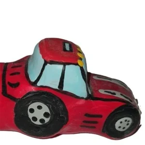 HANDBEMALTES KONDOM TRAKTOR ROT XL VON KONDOMERIE