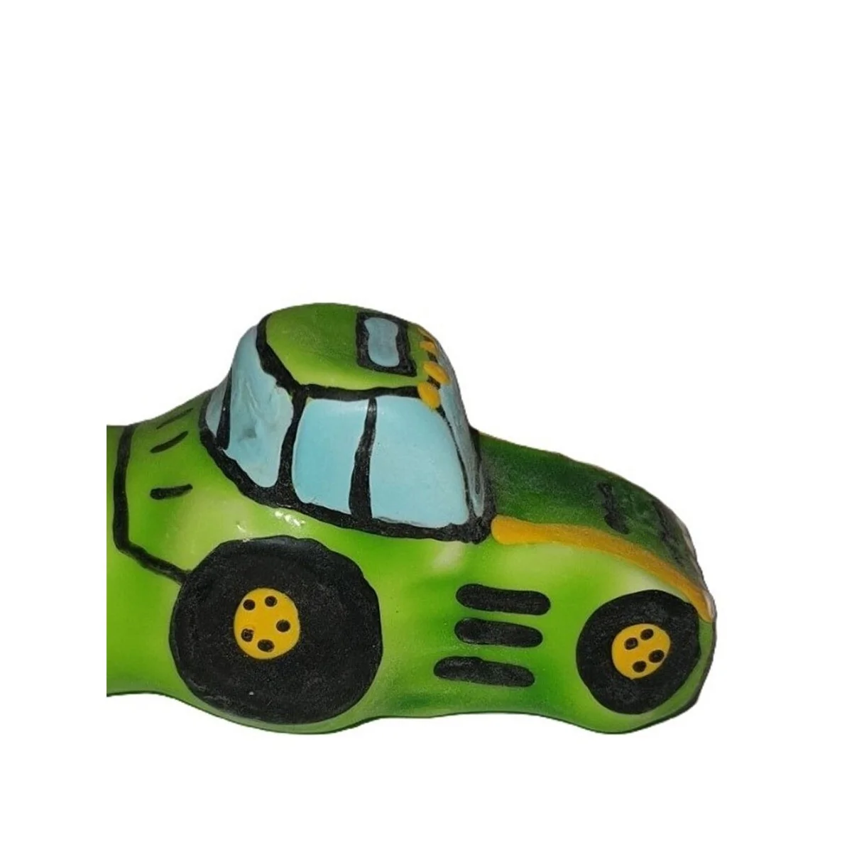 HANDBEMALTES KONDOM TRAKTOR GRÜN XL VON KONDOMERIE