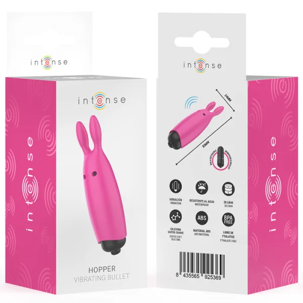 HOPPER PINK VIBRIERENDES BULLET 8,3 X 2,4 CM VON INTENSE FUN