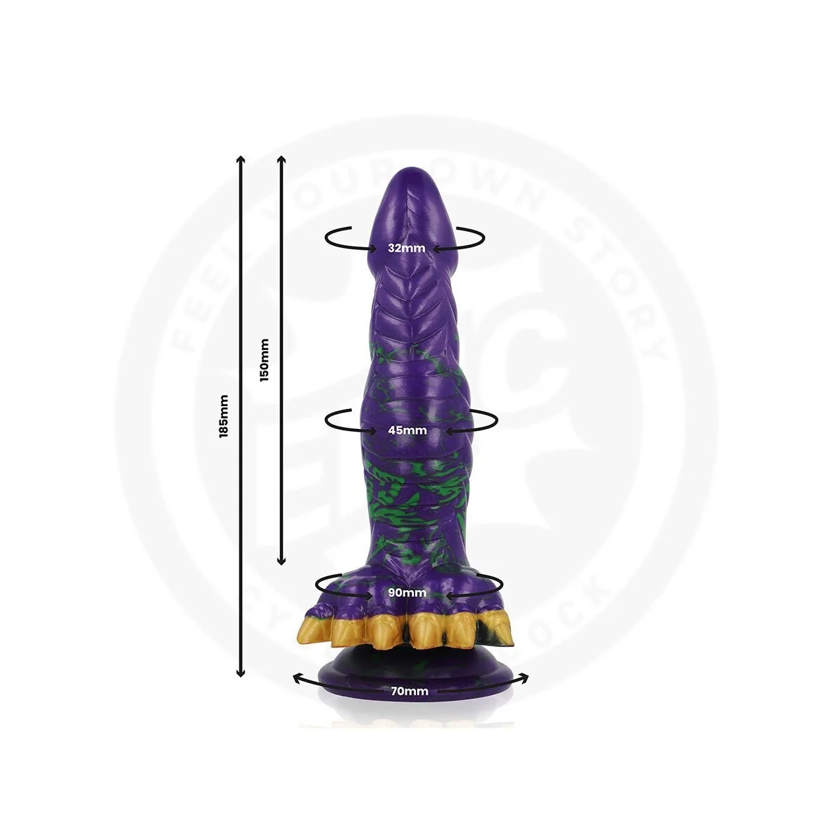 DILDO CROCOTTA MYSTIC AURORA VON EPIC