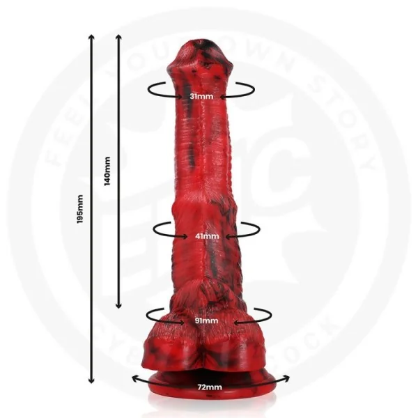 DILDO VULCANUS NIGHT DRAGON VON EPIC
