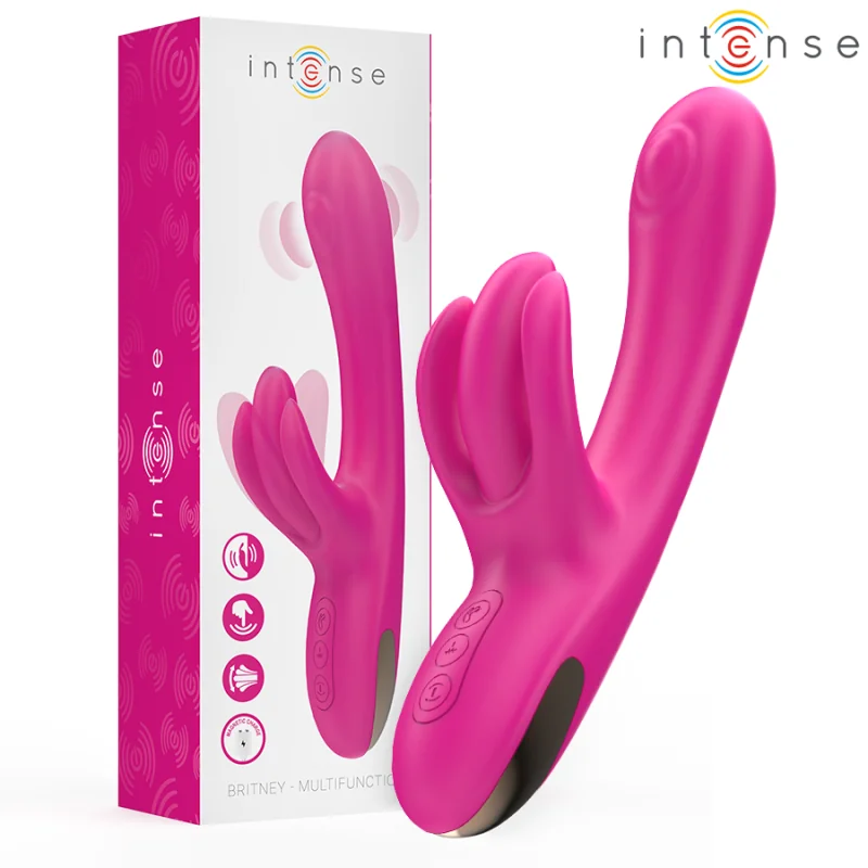 BRITNEY MULTIFUNKTIONS-RABBIT-VIBRATOR 23 CM ROSA VON INTENSE FUN