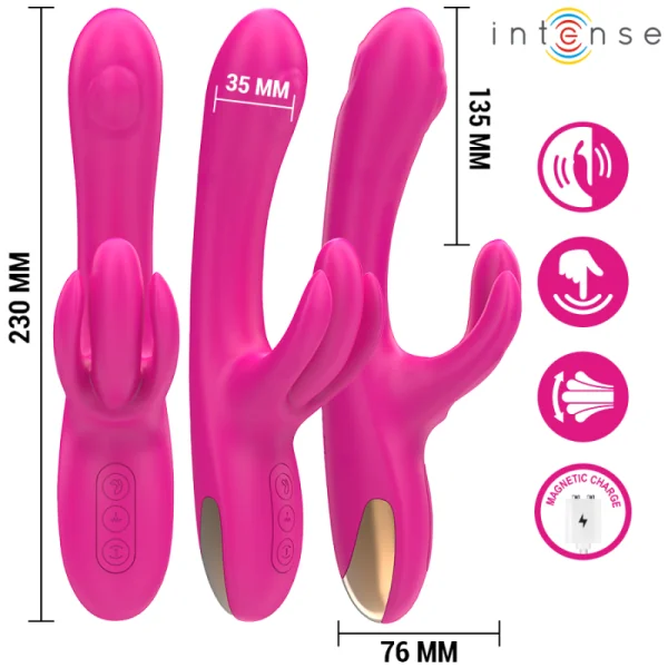 BRITNEY MULTIFUNKTIONS-RABBIT-VIBRATOR 23 CM ROSA VON INTENSE FUN