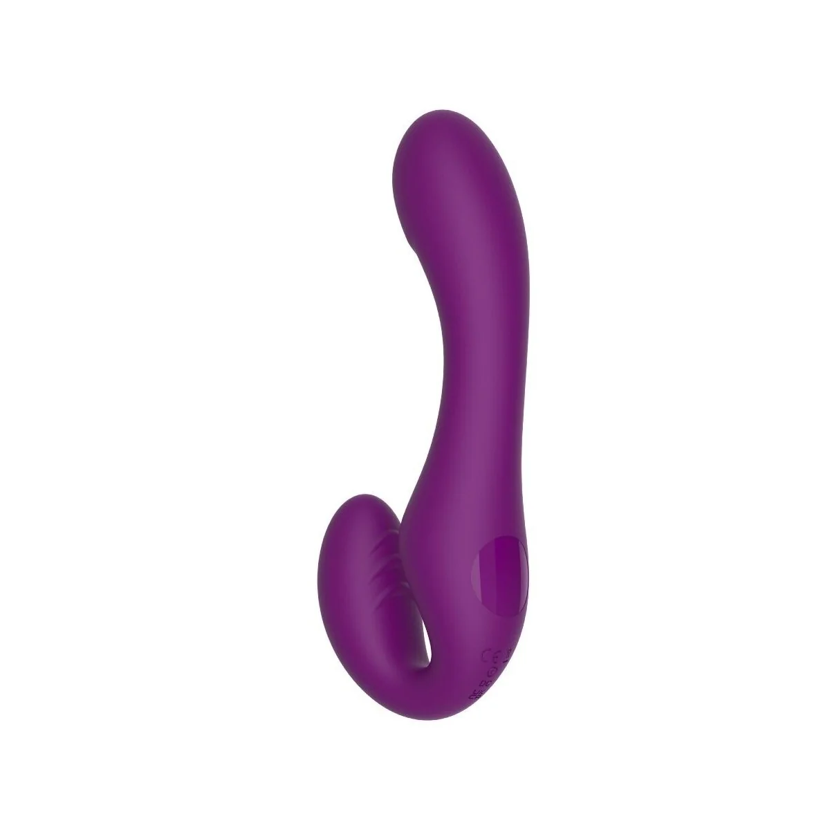2 IN 1 STRAPLESS STRAP-ON VIBRATOR MIT FERNBEDIENUNG LILA VON XOCOON