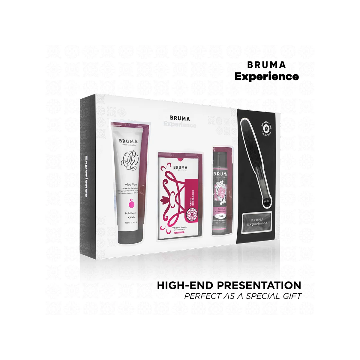 VIBRO-ORGASMISCHES SÜSSES KAUGUMMI-VERSUCHUNGSSET VON BRUMA