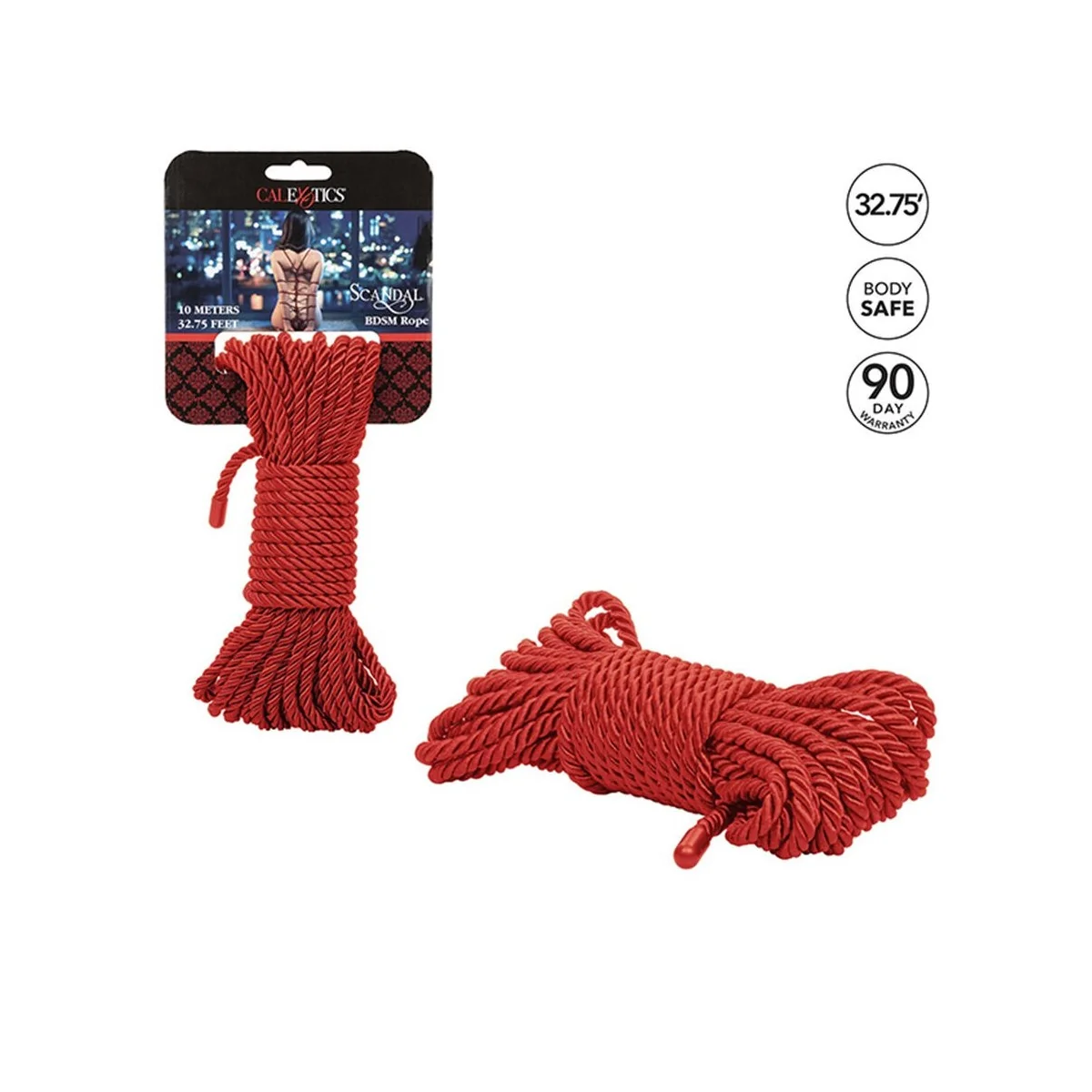 SCANDAL RED BDSM-SEIL 10 M VON CALEXOTICS