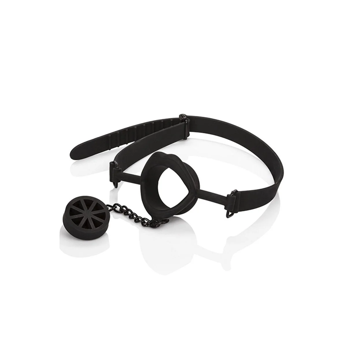 SCANDAL -GAG MIT SCHWARZEM SILIKON-PLUG VON CALEXOTICS