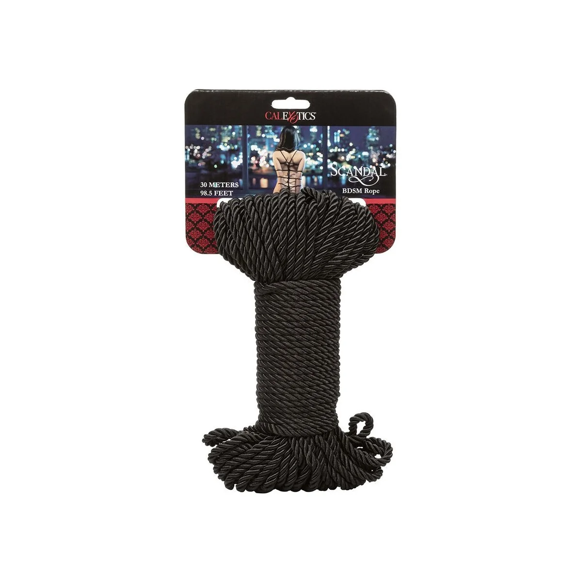 SCANDAL SCHWARZES BDSM-SEIL 30 M VON CALEXOTICS