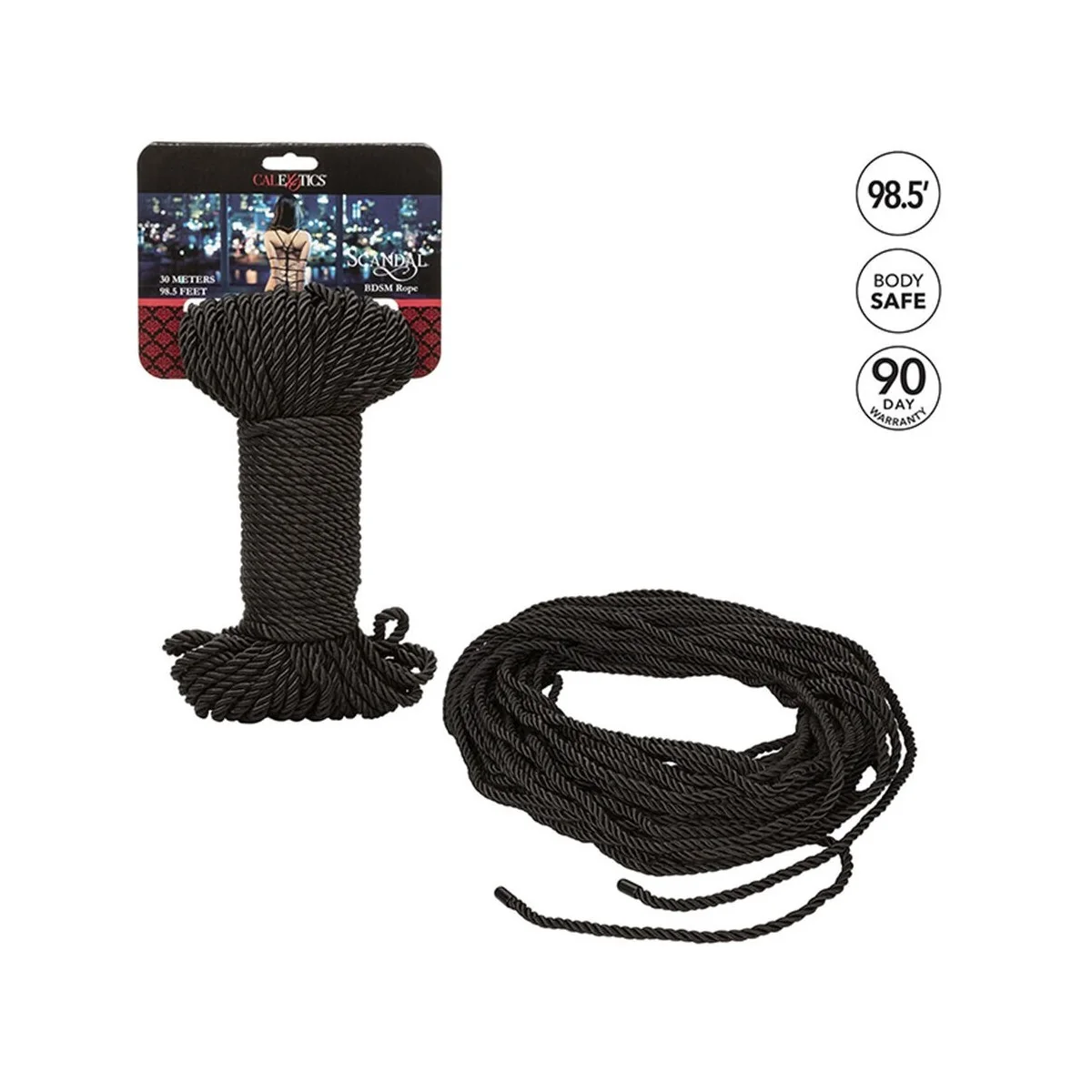 SCANDAL SCHWARZES BDSM-SEIL 30 M VON CALEXOTICS