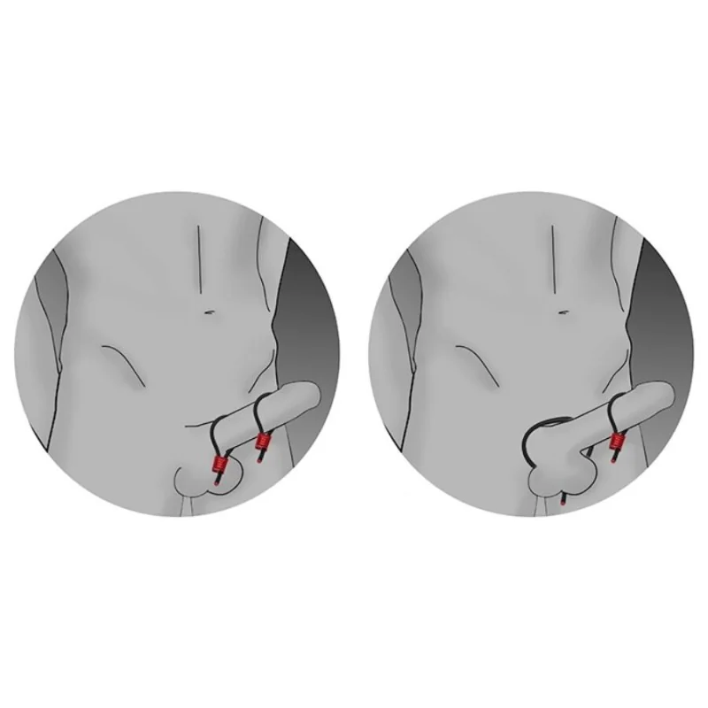 PRESTIGE ELECTRA LOOPS VERSTELLBARE COCKRINGE SCHWARZ VON ELECTRASTIM 2