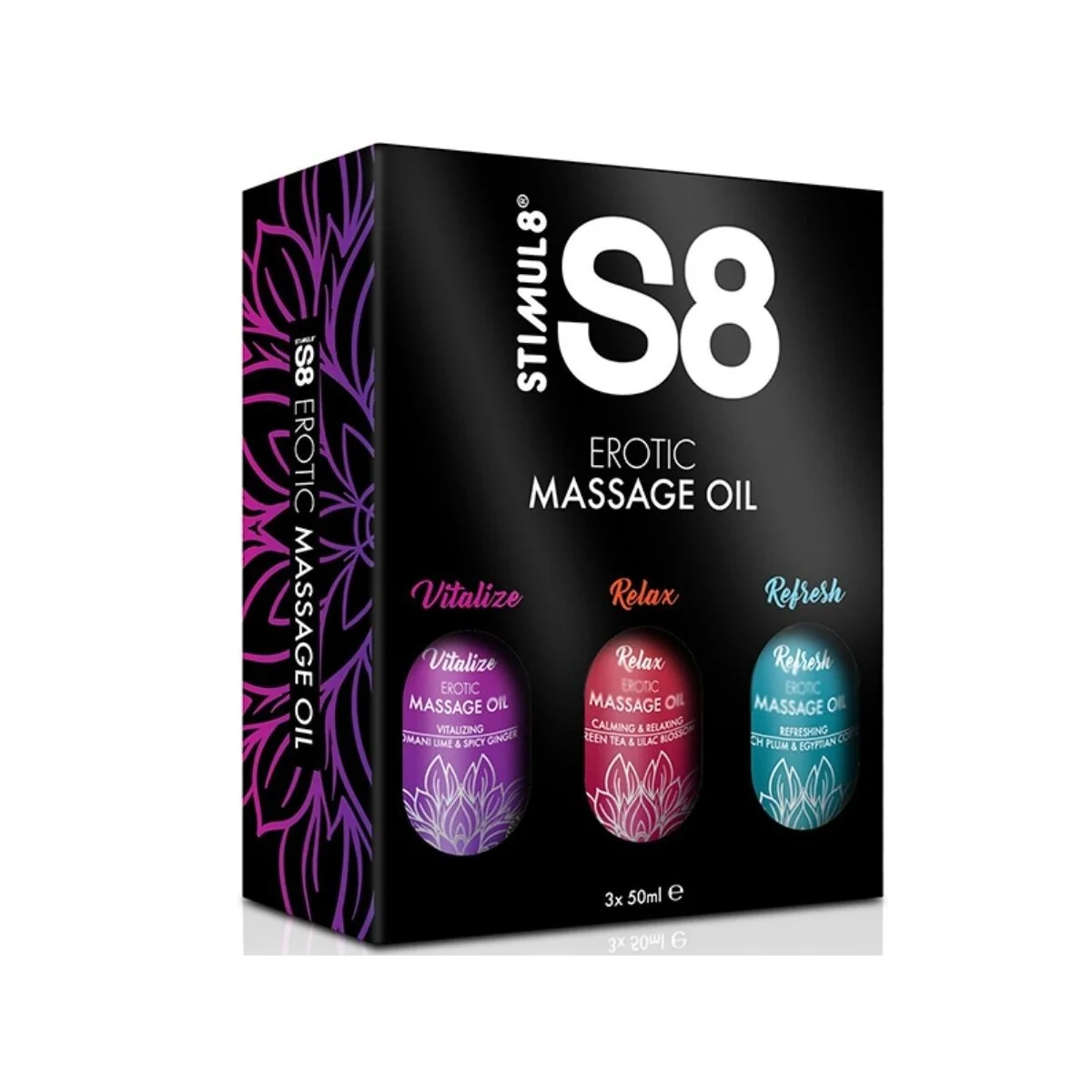 S8 MASSAGEÖL BOX 3 X 50 ML VON STIMUL8