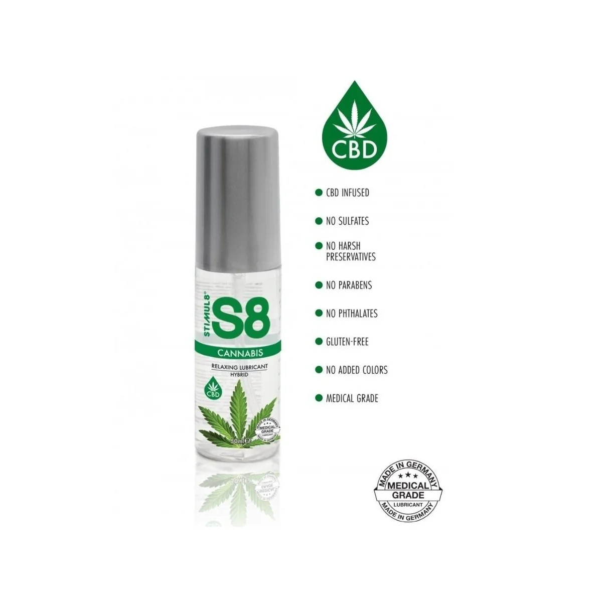 S8 CANNABIS HYBRID-GLEITMITTEL 50 ML VON STIMUL8