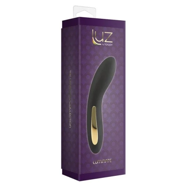 SCHWARZER VIBRATOR MIT LEUCHTENDEM LICHT VON TOYJOY