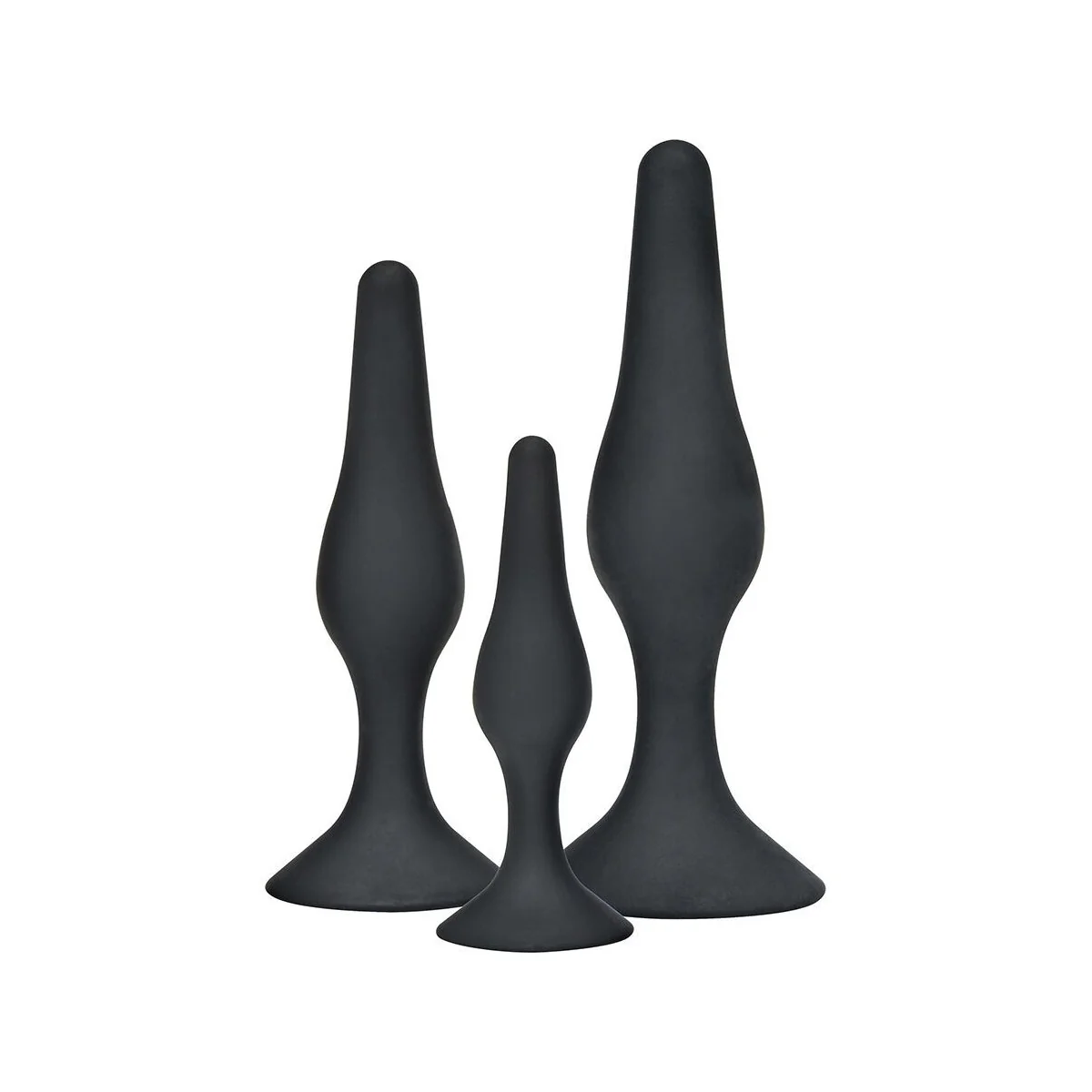ANAL PLAY CURVY COMPANIONS ANAL PLUG 3 STÜCK SCHWARZ VON TOYJOY