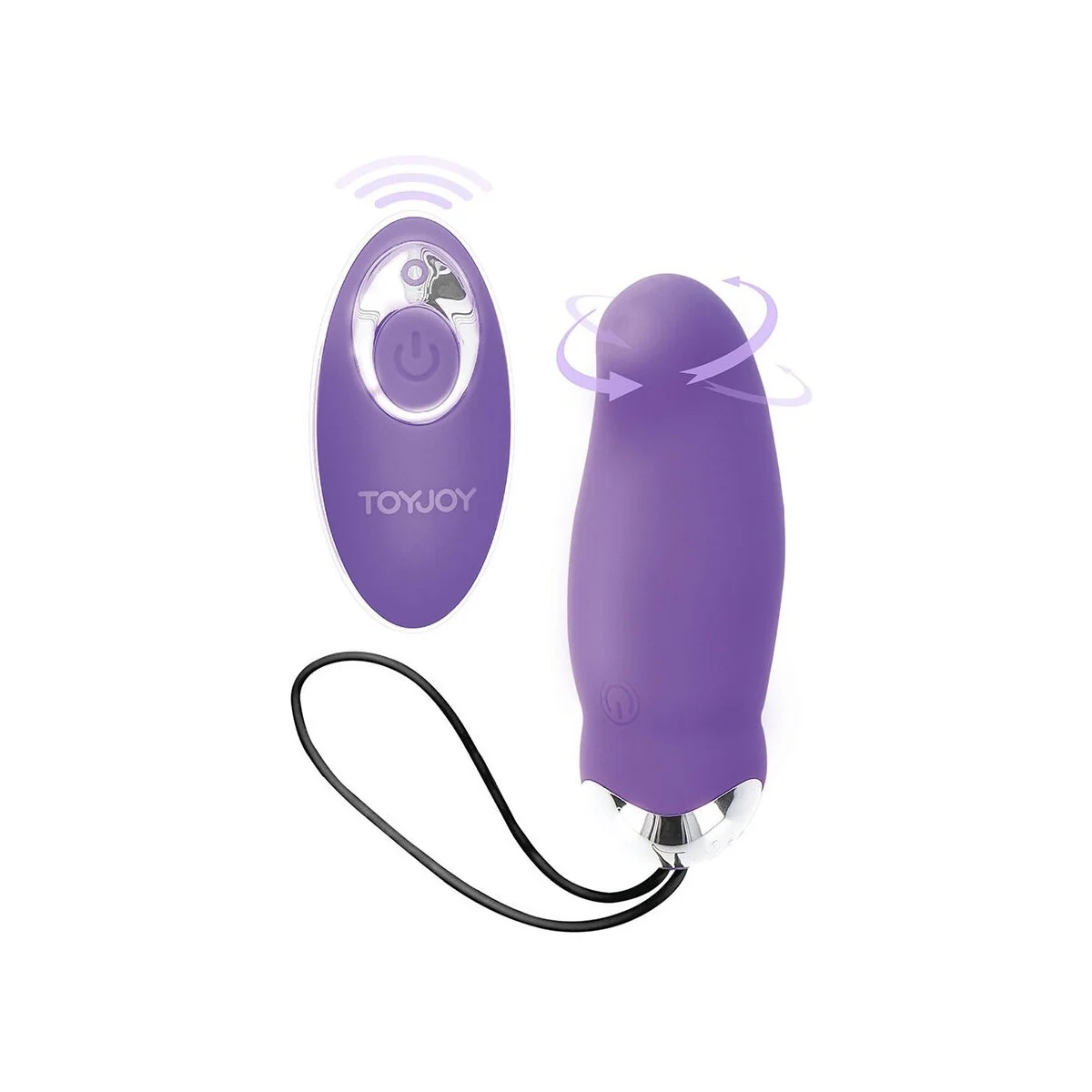 HAPPINESS MY ORGASM EGGSPLODE LILA VIBRATOR MIT FERNBEDIENUNG VON TOYJOY