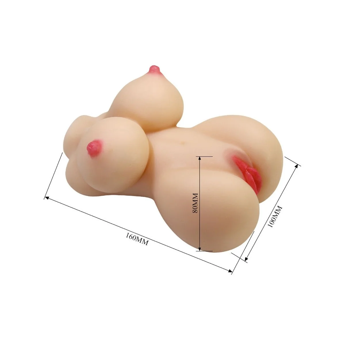 HERTA MINI TORSO REALISTISCHE WEIBLICHE VAGINA 497 G VON CRAZY BULL