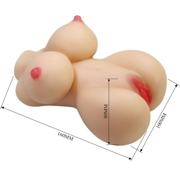 HERTA MINI TORSO REALISTISCHE WEIBLICHE VAGINA 497 G VON CRAZY BULL