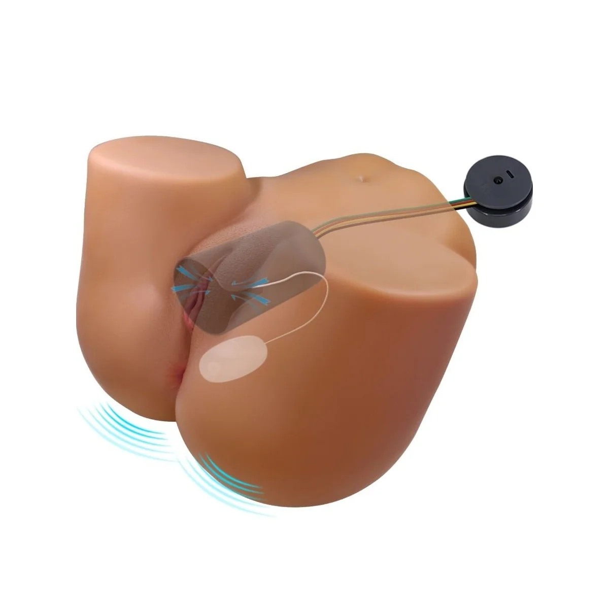 WENDY REALISTISCHER WEIBLICHER PO-VIBRATOR UND SAUGER MIT TON 11 KG VON CRAZY BULL