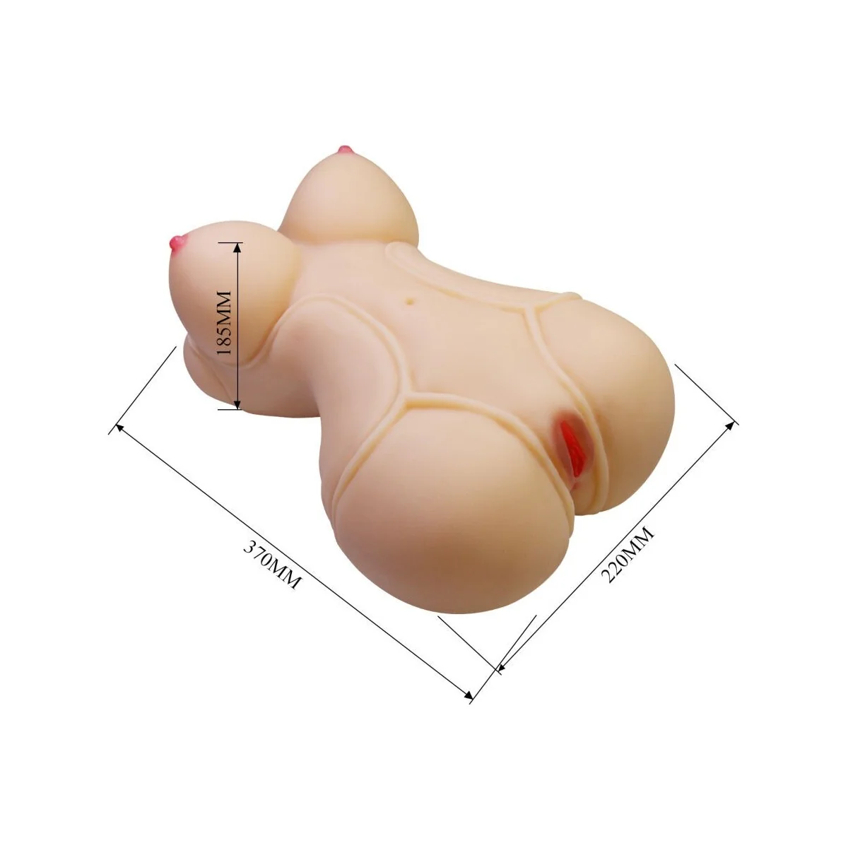 DIANA REALISTISCHER WEIBLICHER TORSO VAGINA UND ANAL 5 KG VON CRAZY BULL