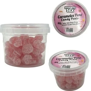 20 PENISBONBONS MIT GIN-TONIC-GESCHMACK VON DIABLO PICANTE