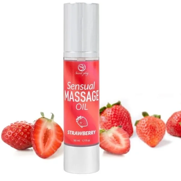 ERDBEERE-MASSAGEÖL VON SECRETPLAY COSMETIC