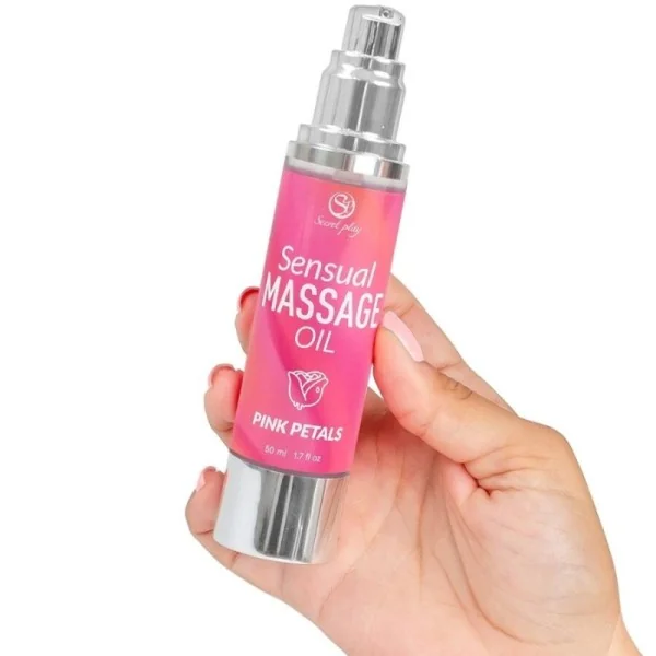 PINK PETALS MASSAGEÖL VON SECRETPLAY COSMETIC