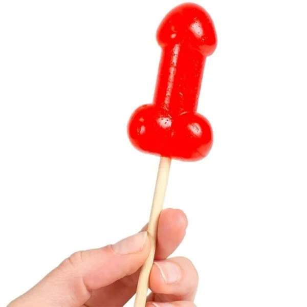 CHERRY CANDY PENIS LOLLIPOP MIT WÜRZIGEM HITZEEFFEKT VON SECRETPLAY COSMETIC